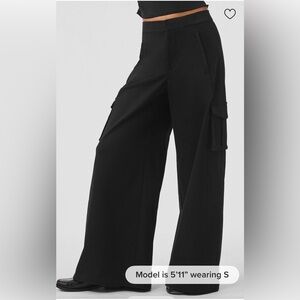 ALO Yoga Black Wide Leg Pants